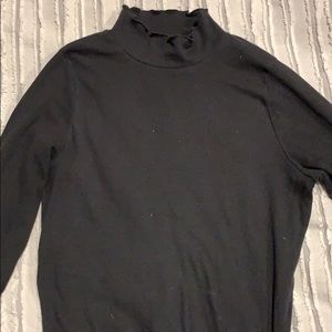 Black turtle neck